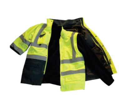 STANDSAFE- HV043 HI-VIS 5 in 1 Parka